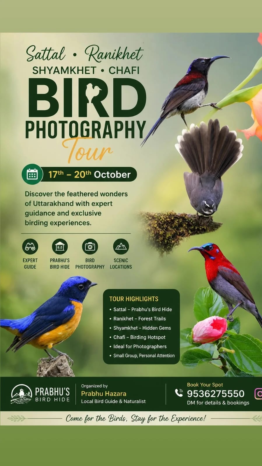 Uttarakhand Bird Photography Tour