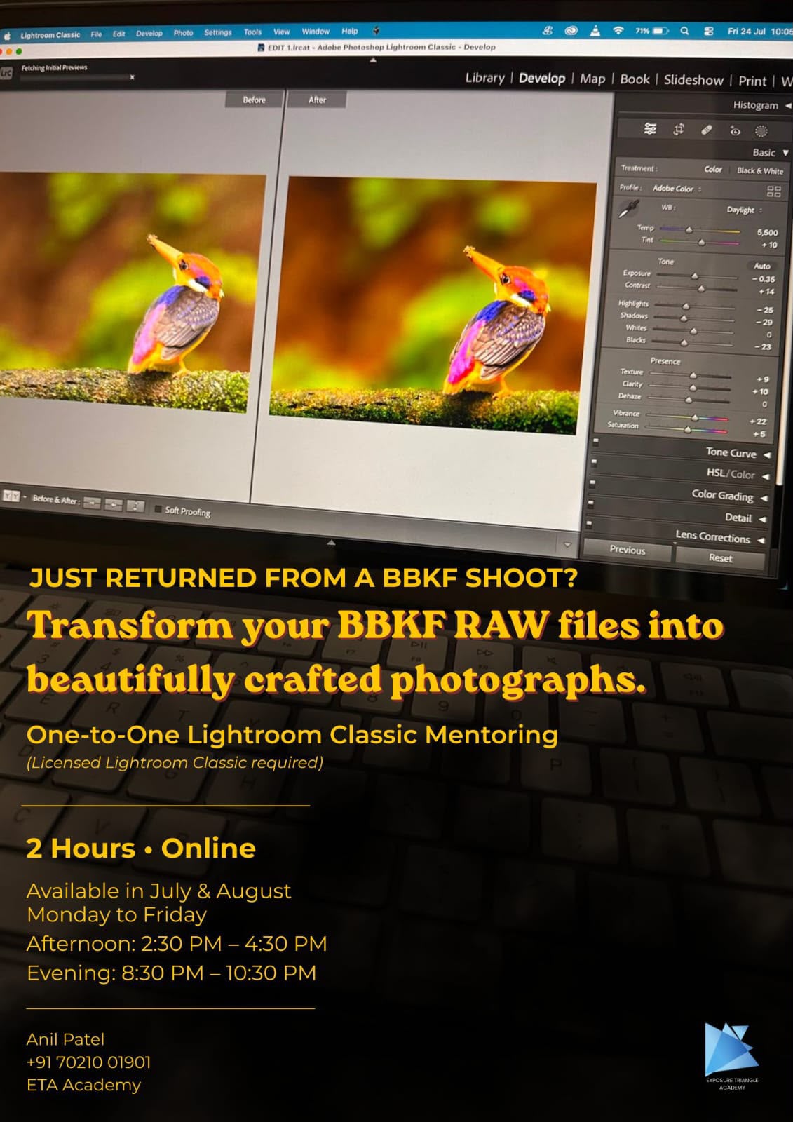 One-to-One Lightroom Classic Mentoring