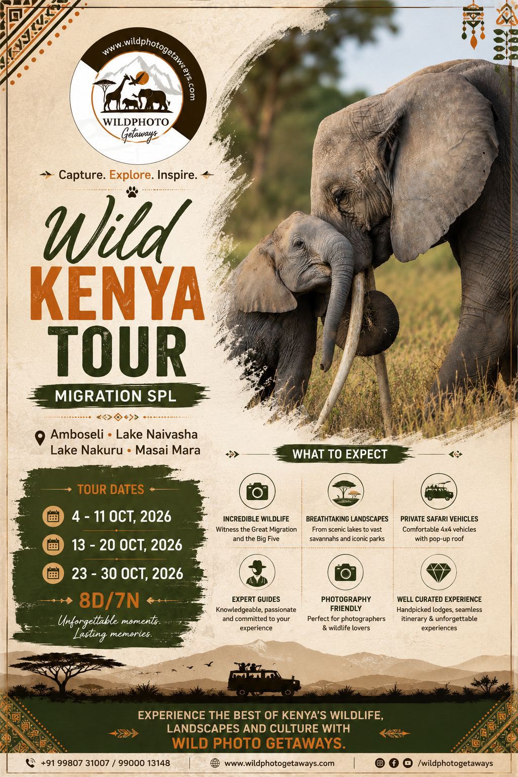 Wild Kenya Tour - Migration Spl.