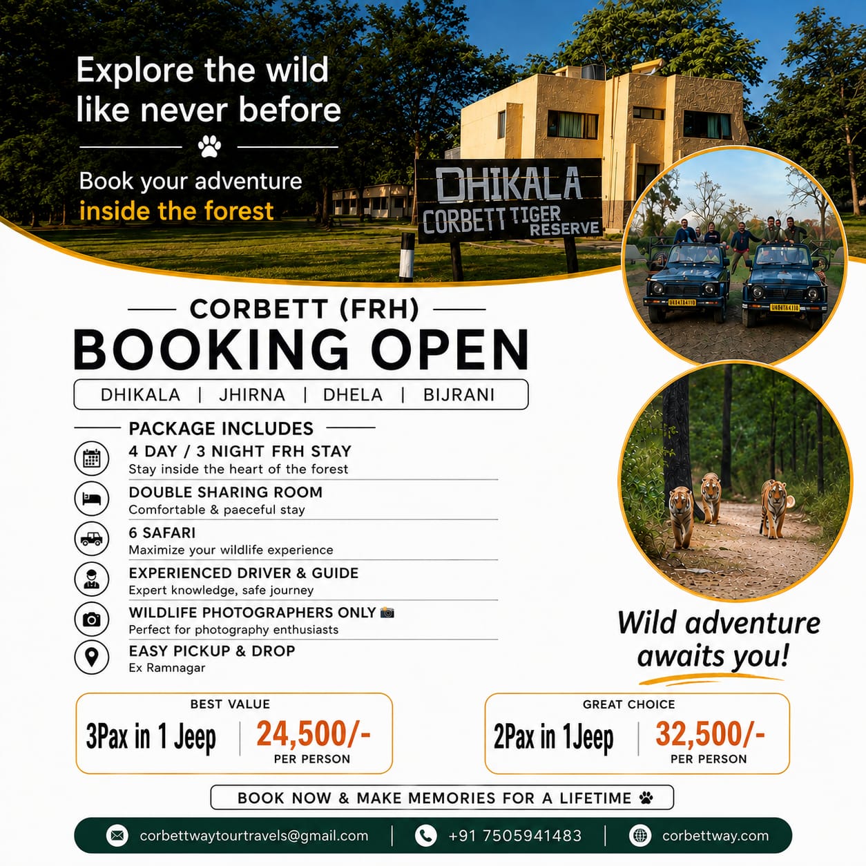 Explore Jim Corbett FRH